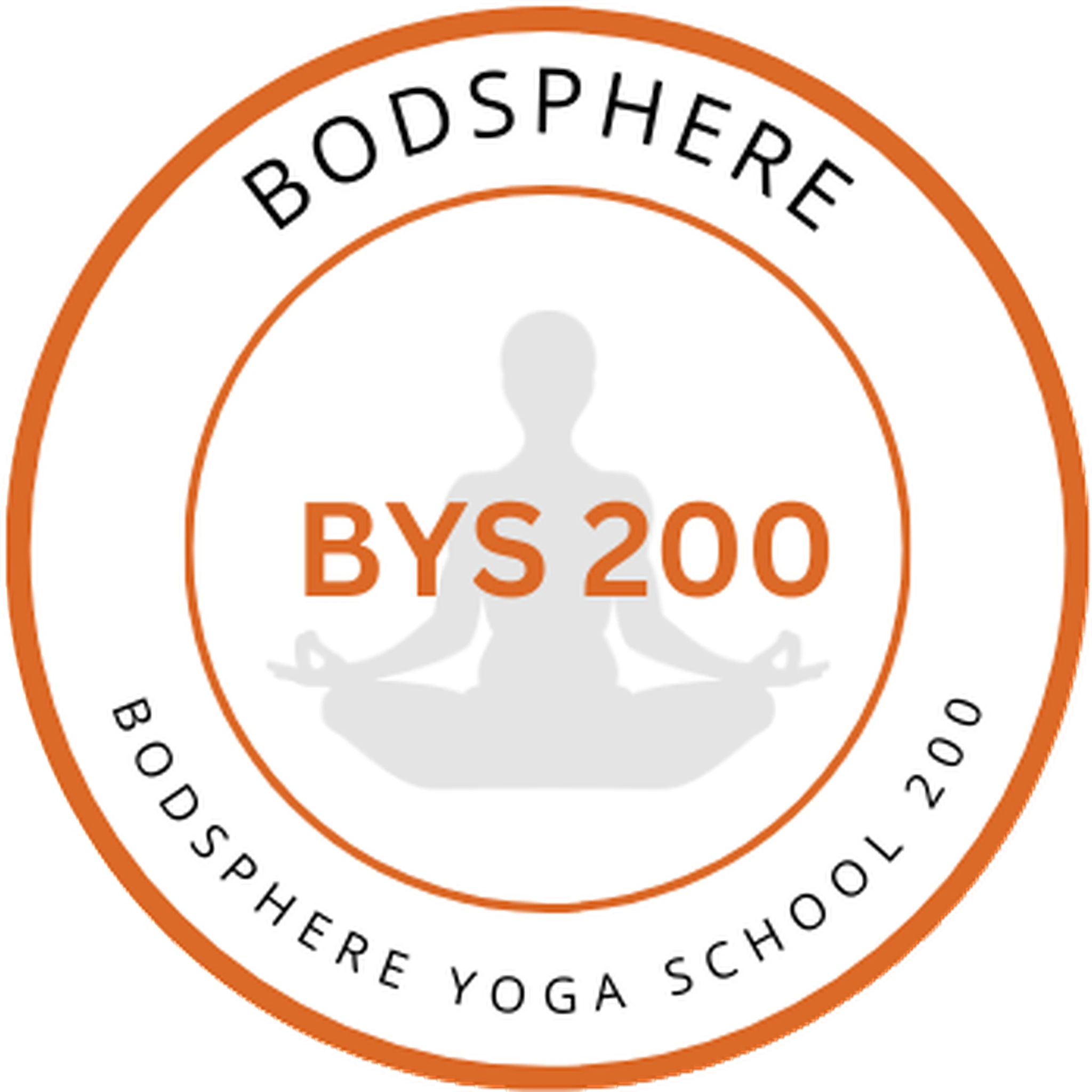 Bodsphere Yoga School 200 accreditation seal