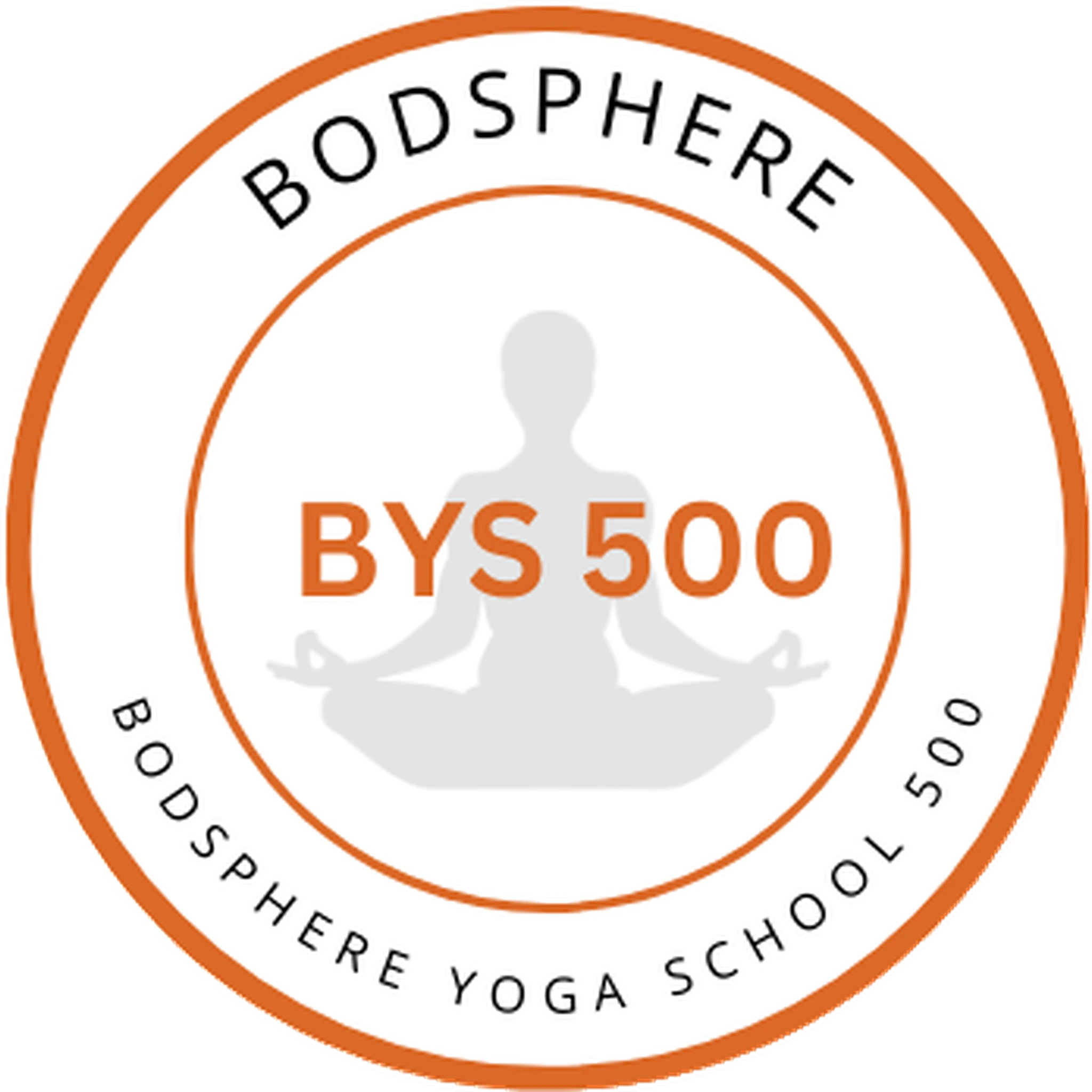 Bodsphere Yoga School 500 accreditation seal